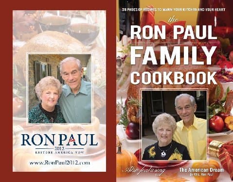Yes The Ron Paul Cookbook Exists