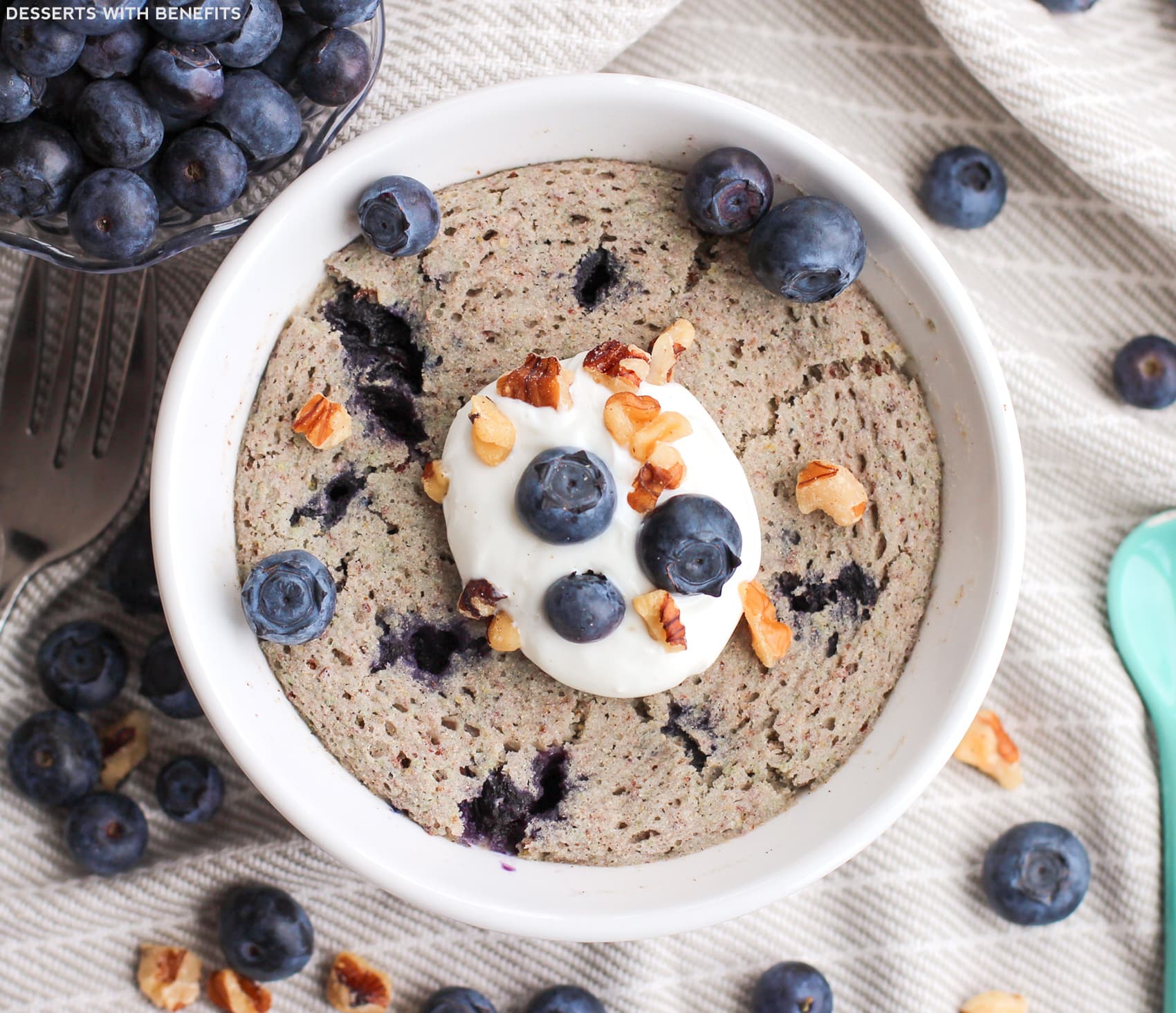 Instant Gluten-Free Blueberry Muffin