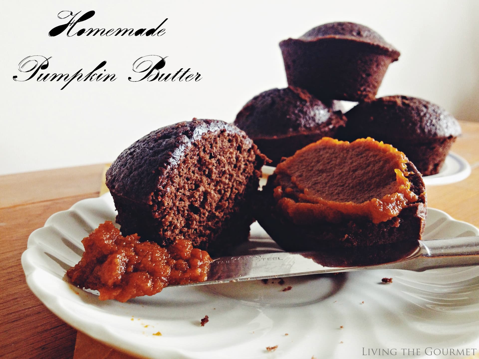 Pumpkin Butter & Brownie Cupcakes