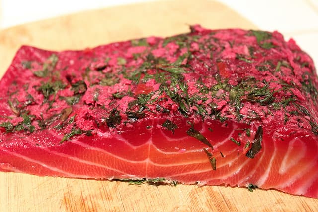 Homemade Beet Gravlax