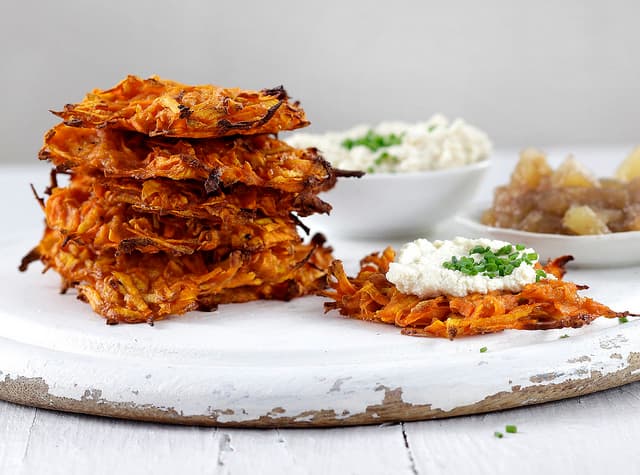 Sweet and Savory Mini Latkes