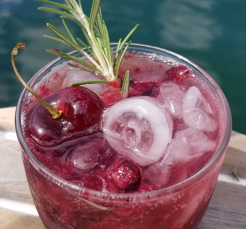 Cherry Shrub Cocktail recipe