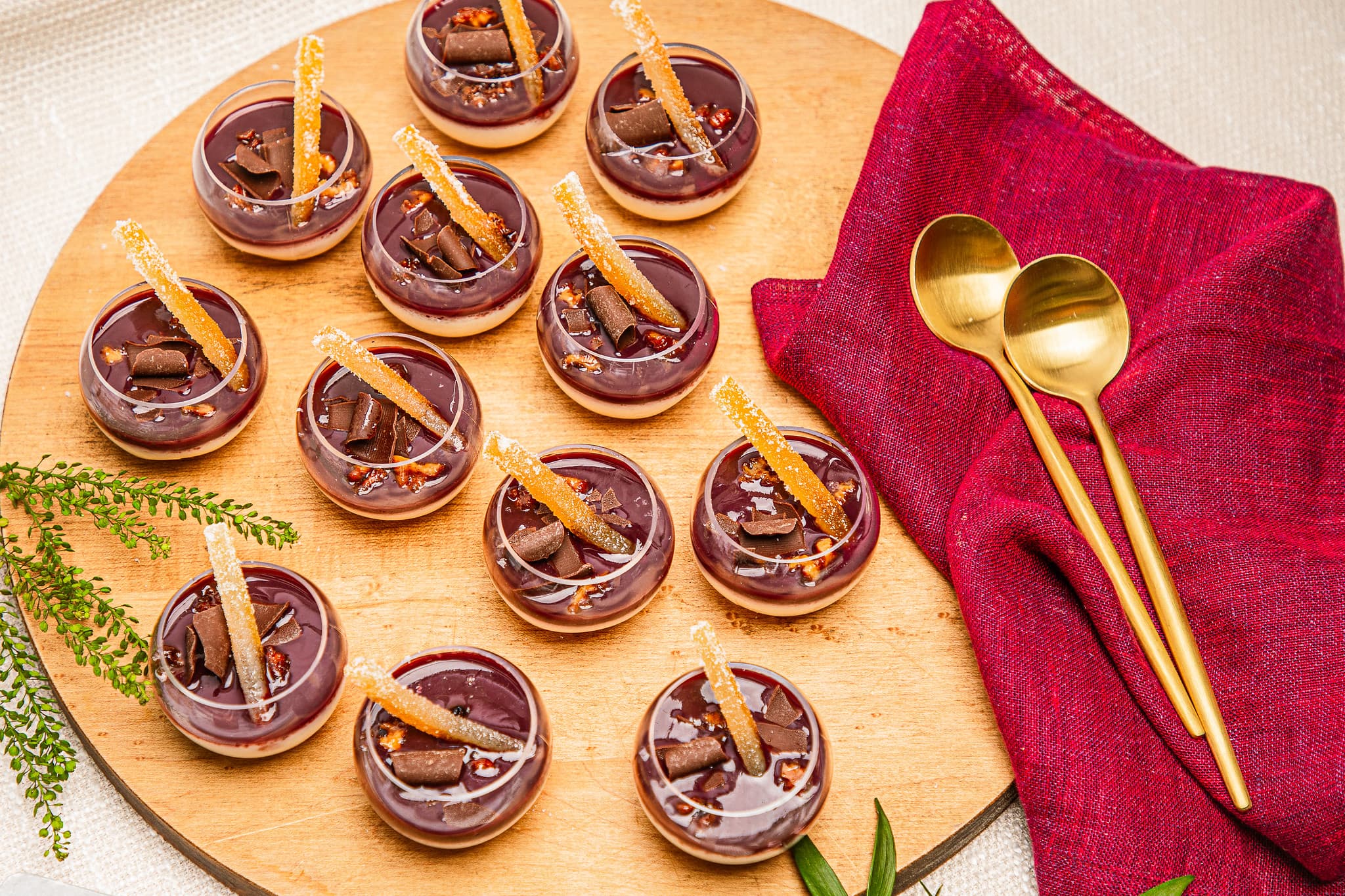 Mulled Wine Panna Cotta