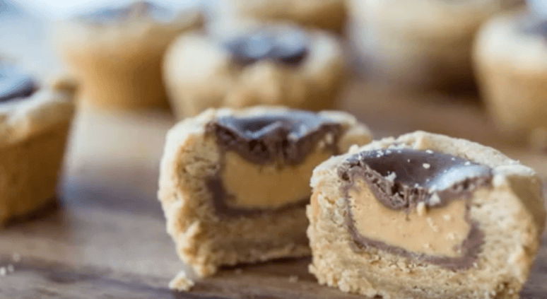 Ooey Gooey Peanut Butter Chocolate Thumbprint Cookies