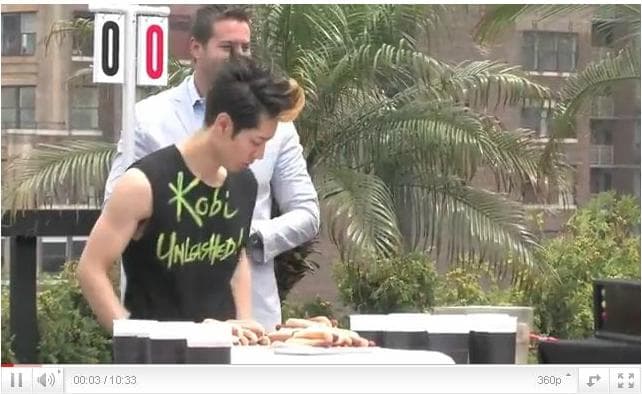 WATCH: Nathan's World Record in Doubt, Video Surfaces, Shows Kobayashi Did Not Eat 69 Hot Dogs