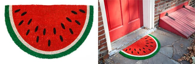 The Watermelon Door Mat Adds A Slice Of Summer To Your Home