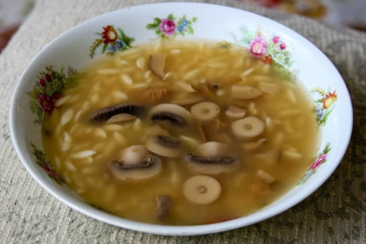 Slovak Christmas Mushroom Soup