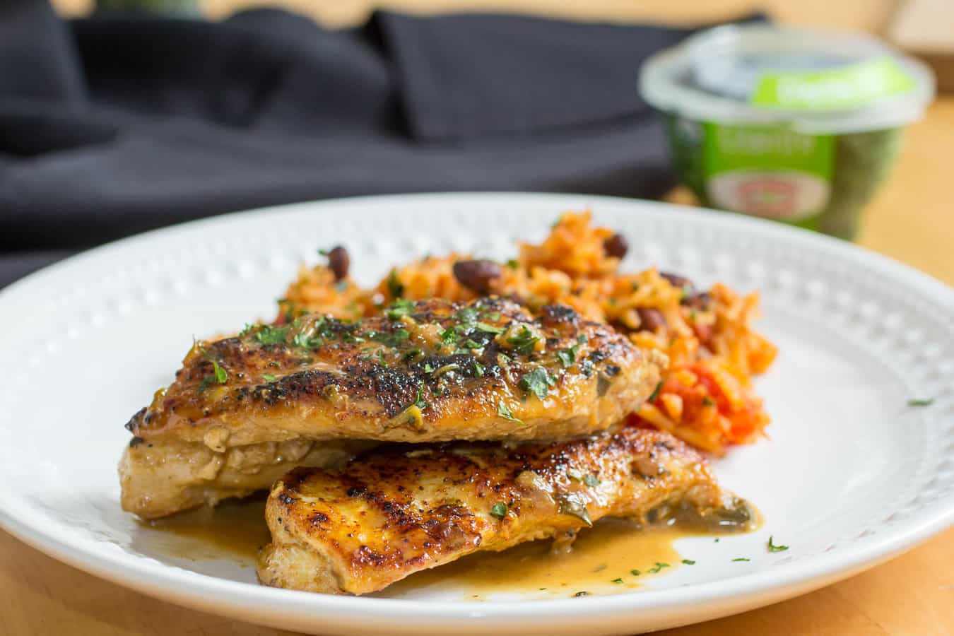 CHICKEN AND CILANTRO CREAM SAUCE