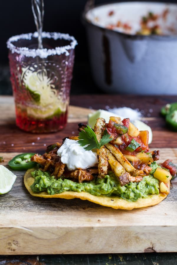 Chicken Margarita Tostadas