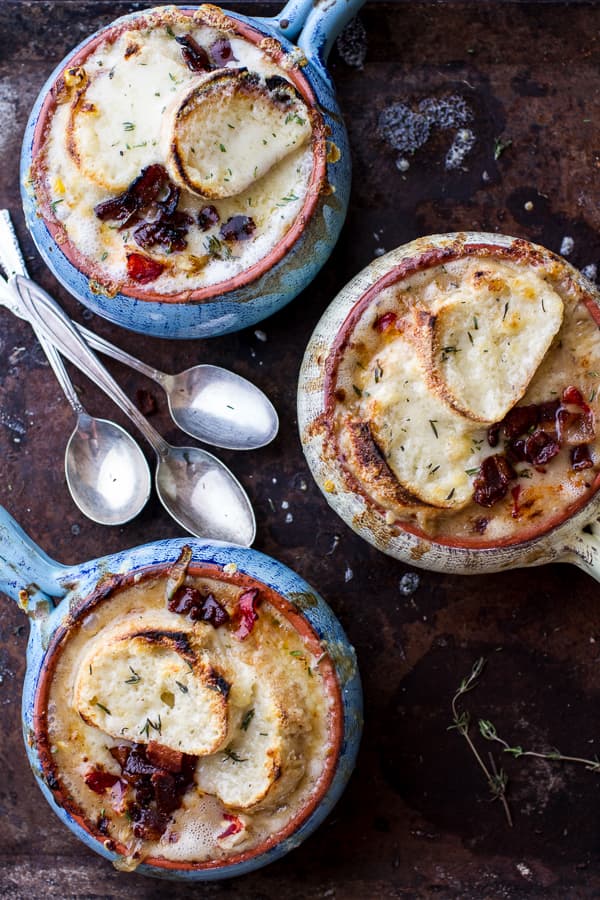 Corn and Lobster French Onion Chowder