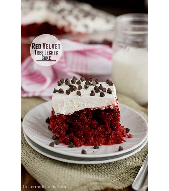 Totally Tempting Red Velvet Tres Leches Cake