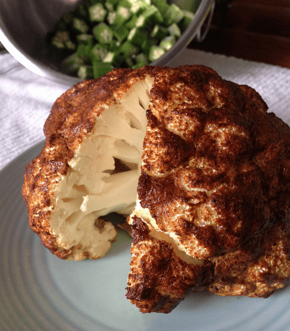 Meatless Monday: Whole Roasted Cauliflower