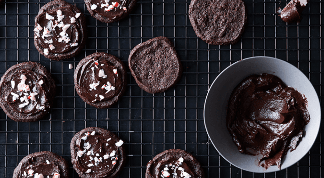 Holiday Baking: Chocolate Peppermint Sables