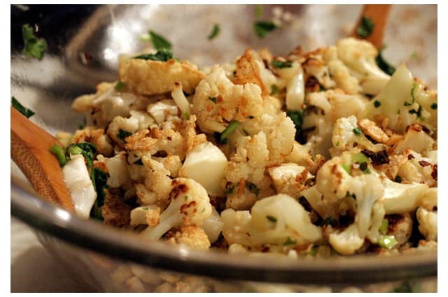 roasted cumin cauliflower