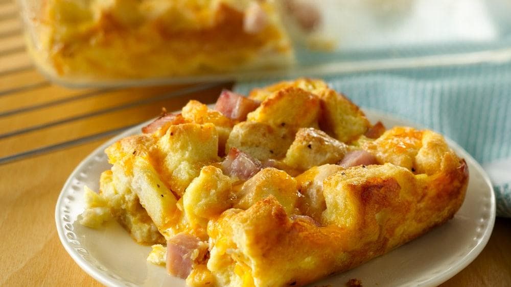 Easter Brunch Recipe: Ham and Biscuit Strata