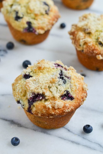 Foodista | Recipes, Cooking Tips, and Food News | Jumbo Blueberry Muffins