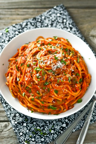 Foodista | Recipes, Cooking Tips, and Food News | One-Pot Spaghetti ...