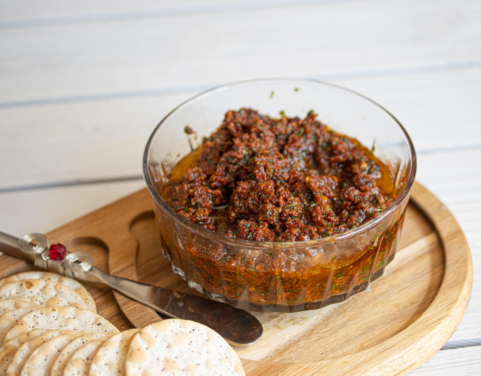 Foodista | Recipes, Cooking Tips, and Food News | Sun-Dried Tomato Tapenade