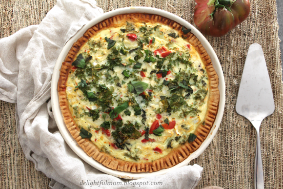 Foodista | Recipes, Cooking Tips, and Food News | Vegetable Quiche Made ...