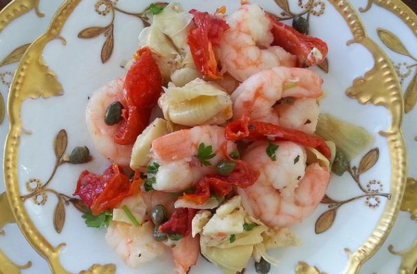 Easy Italian-Inspired Shrimp and Artichoke Salad