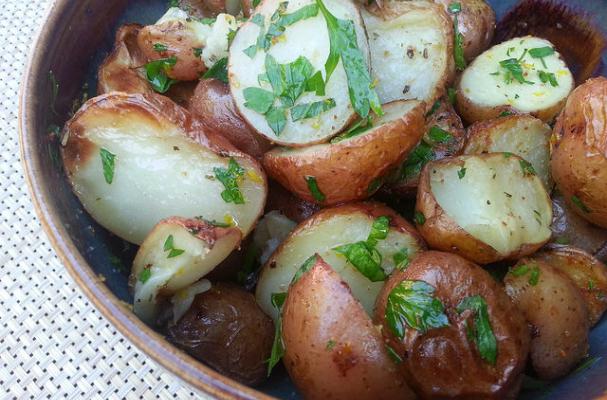 Easy Roasted Red Potatoes with Parsley and Lemon Zest