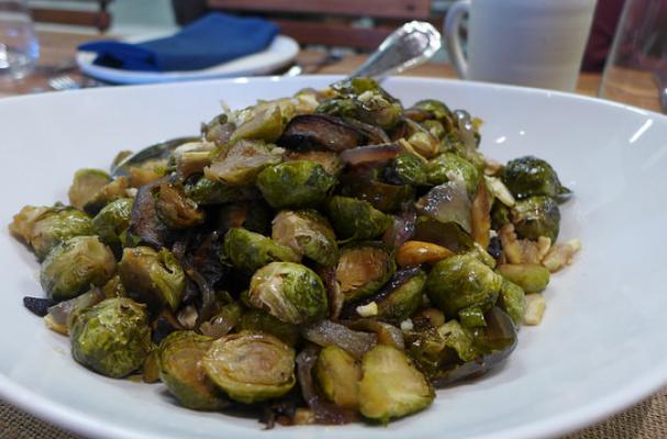 Roasted Brussels Sprouts with Crown Maple Chestnuts