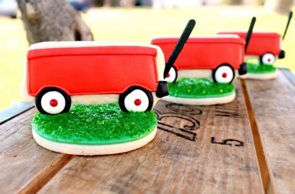 Little Red Wagon Cookies