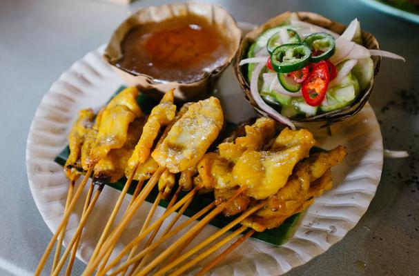 Foodista | Succulent Thai Pork Satay with Sweet and Sour Cucumber Relish