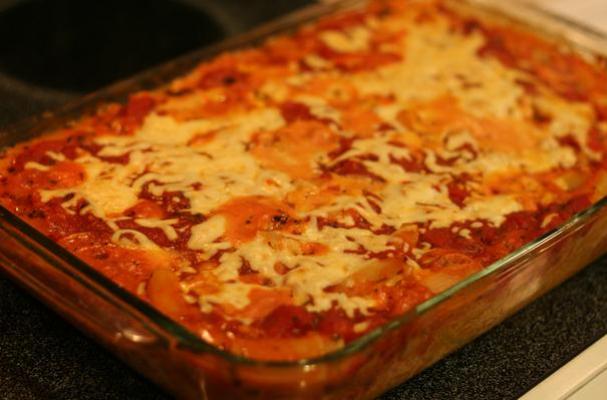 Gluten Free Sausage and Vegetable Pasta Bake