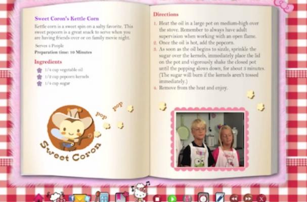Hello Kitty Interactive Cookbook Operates with Voice Commands