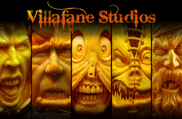 Pumpkin Sculptures by Roy Villafane