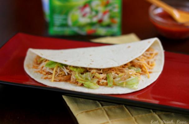 Easy Chicken Recipe: Crock Pot Ranch Chicken Tacos