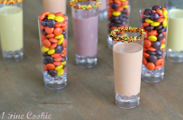 Reese's Pieces shots