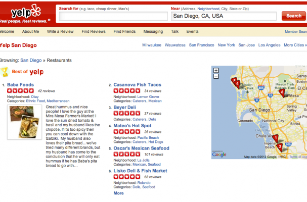 yelp screenshot