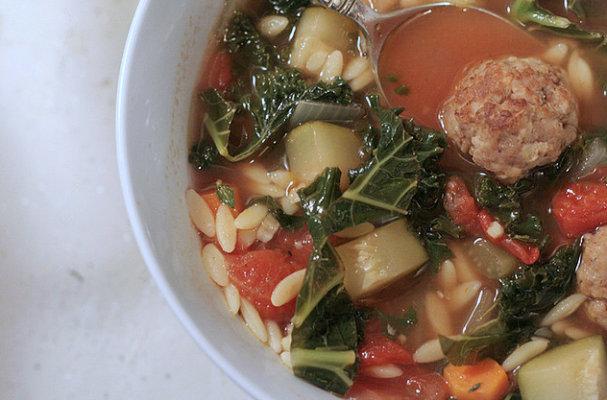 Turkey Meatball and Vegetable Soup