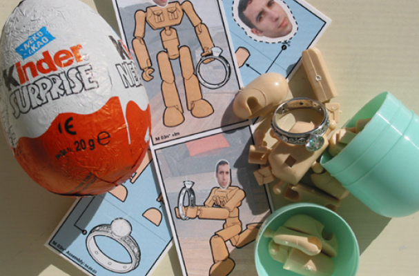 Kinder Surprise Marriage Proposal