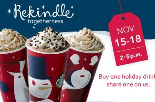 Foodista | Starbucks Starts the Holidays with a Bogo