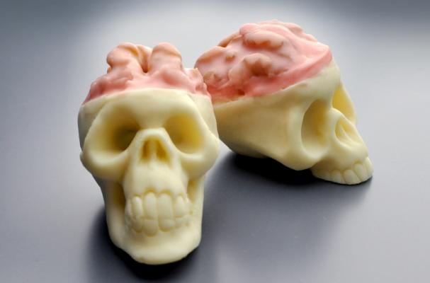 halloween skull truffles