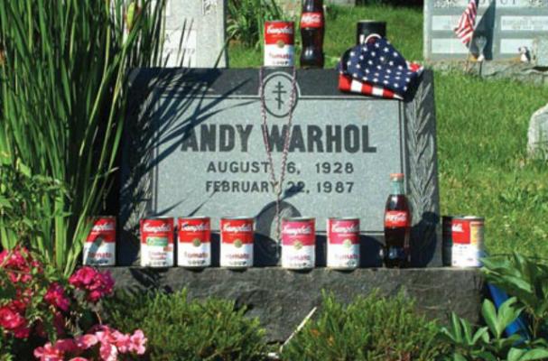 Fans Remember Andy Warhol With Cans of Campbell's Soup