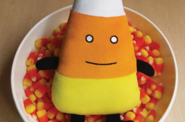 candy corn plushie