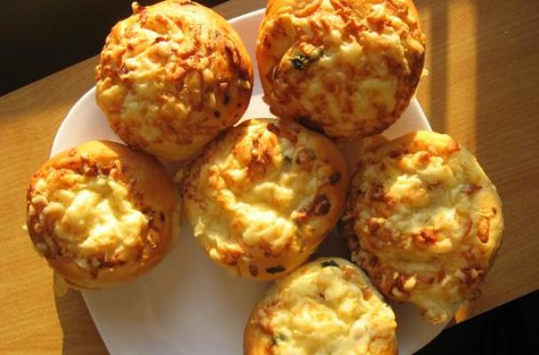 Onion Bacon and Cheese Buns
