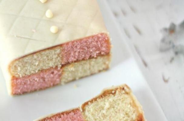 Traditional British Battenberg Cake