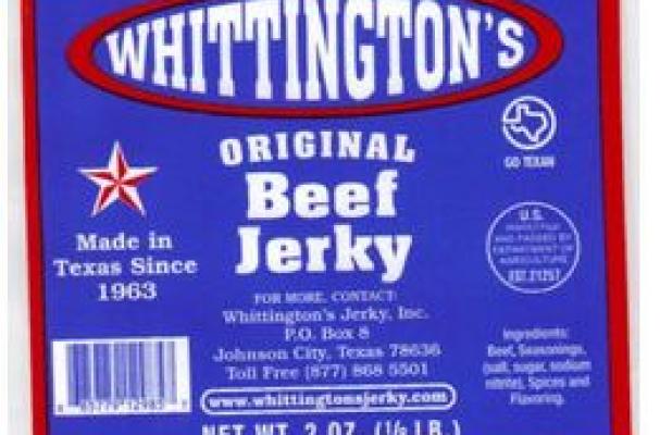 Whittington's beef jerkey
