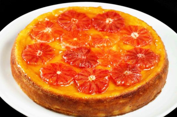 blood orange cheesecake