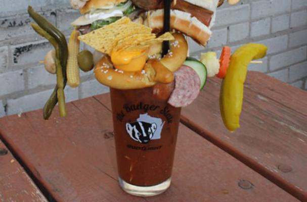 A Weird Bloody Mary Topped With 10 Appetizers 