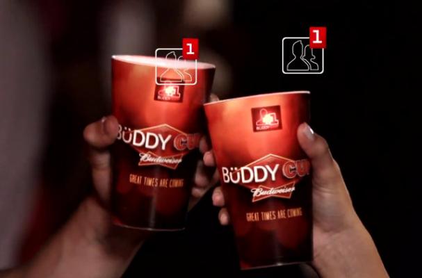The Budwieser Buddy Cup Lets You Add Facebook Friends With a  Clink