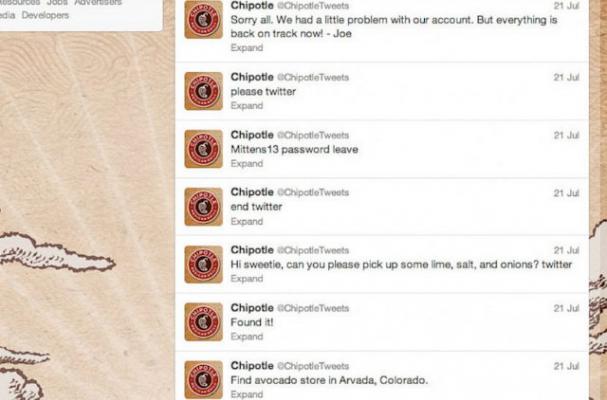 Chipotle Admits to Staging Twitter Hack