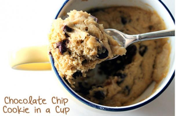 Chocolate Chip Cookies in a Cup