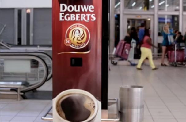 This Vending Machine Dispenses Coffee When You Yawn