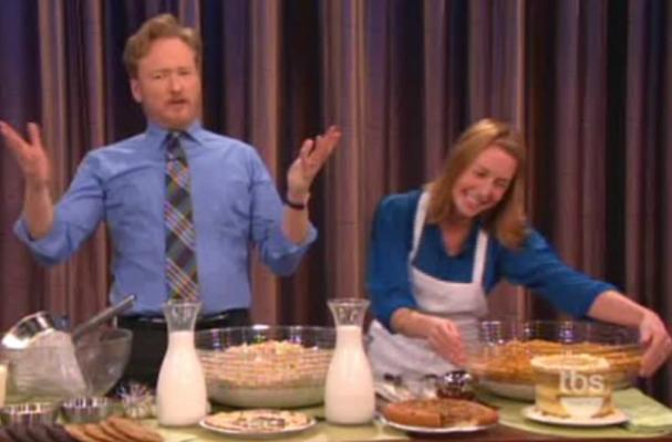 Christina Tosi Teaches Conan O'Brien About Cereal Milk